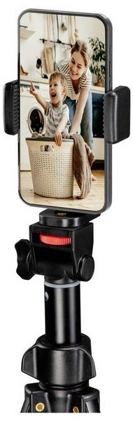 Produktbild: Hama Rotary Smartphone II Stativ-Set 1/4 Zoll Arbeitsh&ouml;he=41.5 - 150cm Schwarz