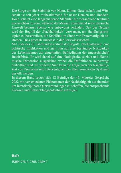 Produktbild: Nachhaltigkeit