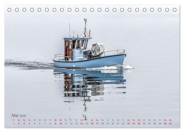 Produktbild: K&uuml;stengl&uuml;ck - Ein fotografischer Streifzug entlang der Nordsee (Tischkalender 2026 DIN A5 quer), CALVENDO Monatskalender