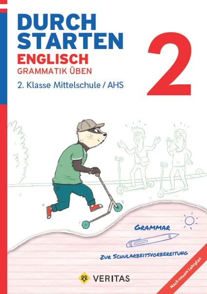 Produktbild: Durchstarten Englisch 2. Klasse Mittelschule/AHS Grammatik &uuml;ben