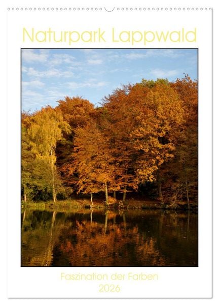 Produktbild: Faszination der Farben im Naturpark Lappwald (Wandkalender 2026 DIN A2 hoch), CALVENDO Monatskalender