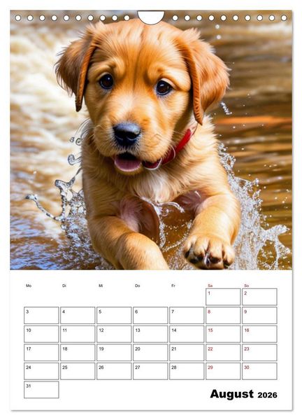 Produktbild: Mit Tieren hinein in das neue Jahr (Wandkalender 2026 DIN A4 hoch), CALVENDO Monatskalender
