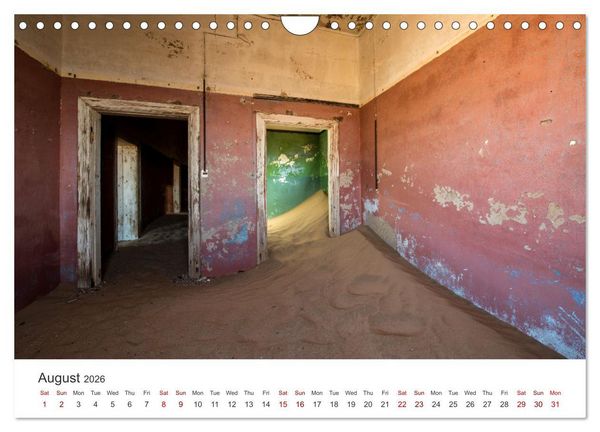 Produktbild: Kolmanskop Sand storm in town (Wall Calendar 2026 DIN A4 landscape), CALVENDO 12 Month Wall Calendar