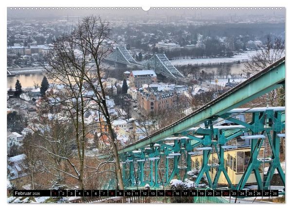 Produktbild: Dresden - Wundersch&ouml;nes Elbflorenz (Wandkalender 2026 DIN A2 quer), CALVENDO Monatskalender