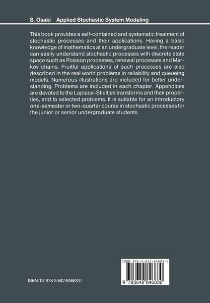 Produktbild: Applied Stochastic System Modeling