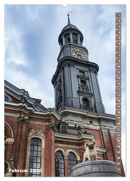 Produktbild: M&ouml;pse in Hamburg (hochwertiger Premium Wandkalender 2026 DIN A2 hoch), Kunstdruck in Hochglanz