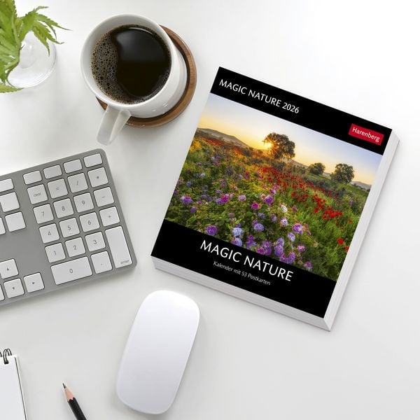 Produktbild: Magic Nature Postkartenkalender Kalender 2026 - Kalender mit 53 Postkarten