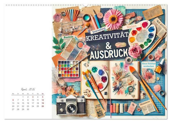 Produktbild: Soulful Days - Dein Selfcare-Kalender (hochwertiger Premium Wandkalender 2026 DIN A2 quer), Kunstdruck in Hochglanz