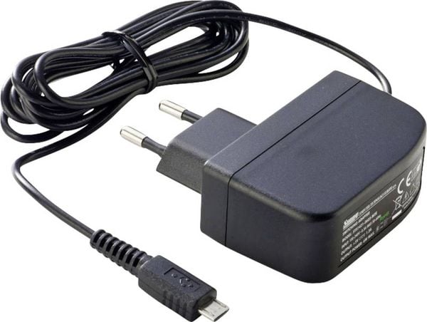 Dehner Elektronik SYS 1638-0605-W2E micro USB Steckernetzteil, Festspannung 5 V/DC 1.2 A 6 W Stabilisiert