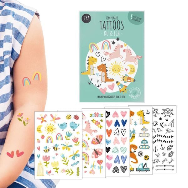 Produktbild: Tempor&auml;re Tattoos Du & Ich