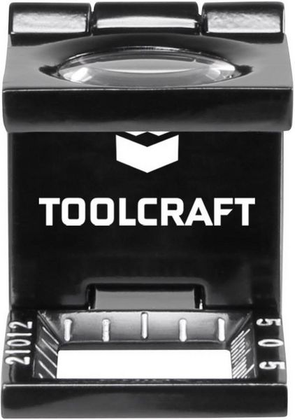 Produktbild: TOOLCRAFT 1505088 Fadenz&auml;hler Vergr&ouml;&szlig;erungsfaktor: 10 x Linsengr&ouml;&szlig;e: (&Oslash;) 14mm