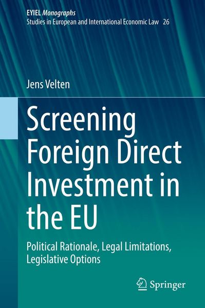 Produktbild: Screening Foreign Direct Investment in the EU