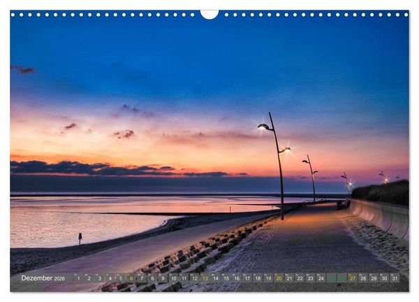 Produktbild: BORKUM Entdeckungen (Wandkalender 2026 DIN A3 quer), CALVENDO Monatskalender