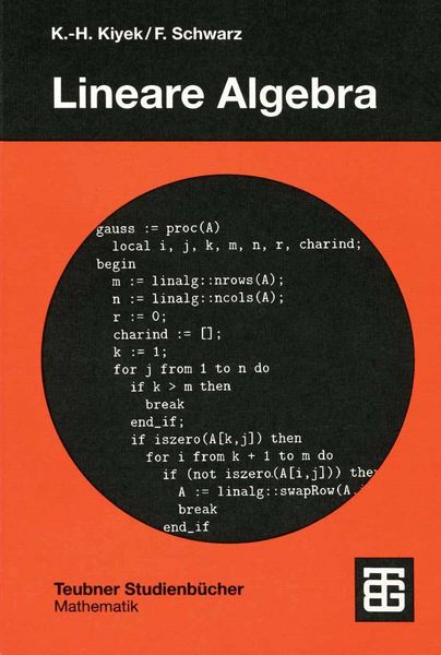 Produktbild: Lineare Algebra