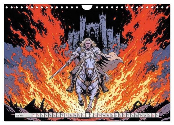 Produktbild: Die Nibelungen: Glanz und Verderben (Wandkalender 2027 DIN A4 quer), CALVENDO Monatskalender