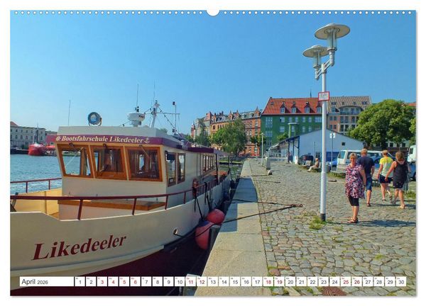 Produktbild: Hansestadt Stralsund - Ein Sommertag an der Ostseek&uuml;ste Vorpommerns (Wandkalender 2026 DIN A2 quer), CALVENDO Monatskalender