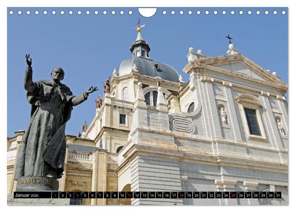 Produktbild: Madrid (Wandkalender 2026 DIN A4 quer), CALVENDO Monatskalender