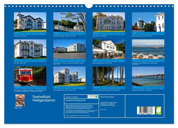 Produktbild: Seeheilbad Heiligendamm (Wandkalender 2026 DIN A3 quer), CALVENDO Monatskalender