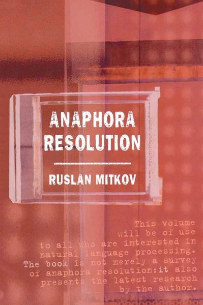 Produktbild: Anaphora Resolution