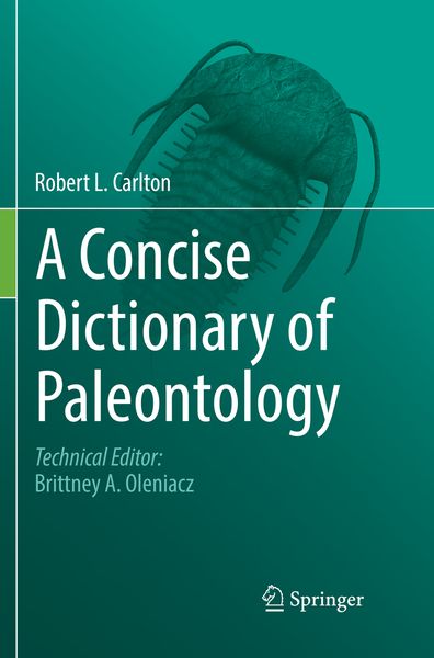 Produktbild: A Concise Dictionary of Paleontology