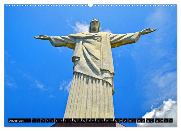 Produktbild: Brasilien - das gr&ouml;&szlig;te Land S&uuml;damerikas (hochwertiger Premium Wandkalender 2026 DIN A2 quer), Kunstdruck in Hochglanz