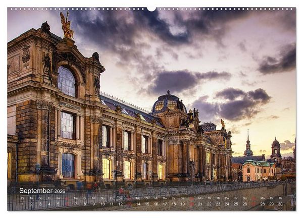 Produktbild: Dresden Bilder 2026 (hochwertiger Premium Wandkalender 2026 DIN A2 quer), Kunstdruck in Hochglanz