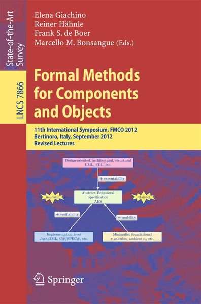 Produktbild: Formal Methods for Components and Objects