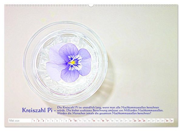 Produktbild: Vermeintliche Gottesbeweise - Nachdenk-Kalender (hochwertiger Premium Wandkalender 2026 DIN A2 quer), Kunstdruck in Hochglanz