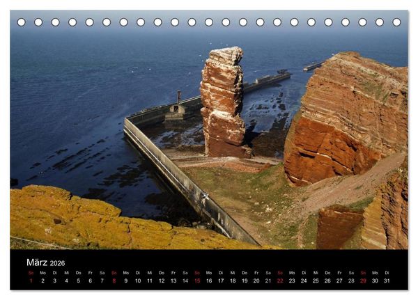 Produktbild: Helgoland (Tischkalender 2026 DIN A5 quer), CALVENDO Monatskalender