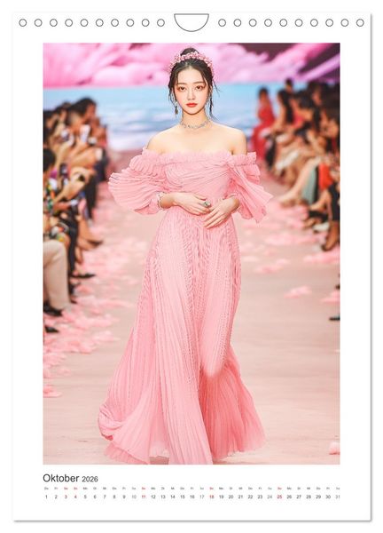 Produktbild: Asian High Fashion. Eleganz und Glamour auf dem Laufsteg (Wandkalender 2026 DIN A4 hoch), CALVENDO Monatskalender