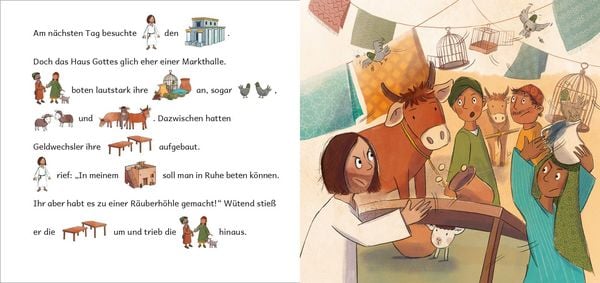 Produktbild: Auf einem Esel nach Jerusalem ... Die Ostergeschichte in Bildw&ouml;rtern