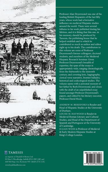 Produktbild: Medieval Hispanic Studies in Memory of Alan Deyermond
