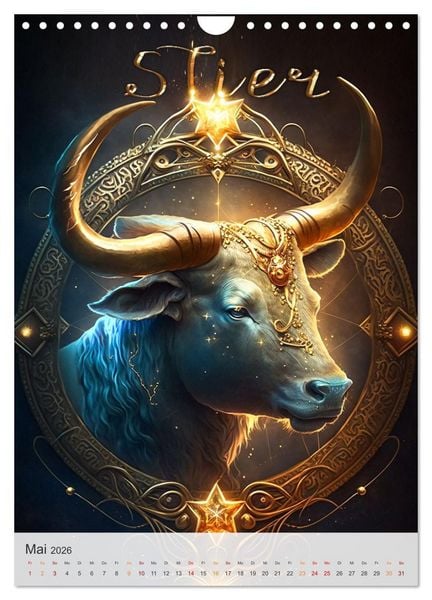 Produktbild: Fantasievolle Sternzeichen (Wandkalender 2026 DIN A4 hoch), CALVENDO Monatskalender