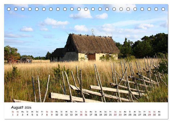 Produktbild: Gotland Impressionen (Tischkalender 2026 DIN A5 quer), CALVENDO Monatskalender