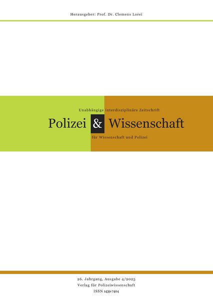 Produktbild: Zeitschrift Polizei & Wissenschaft