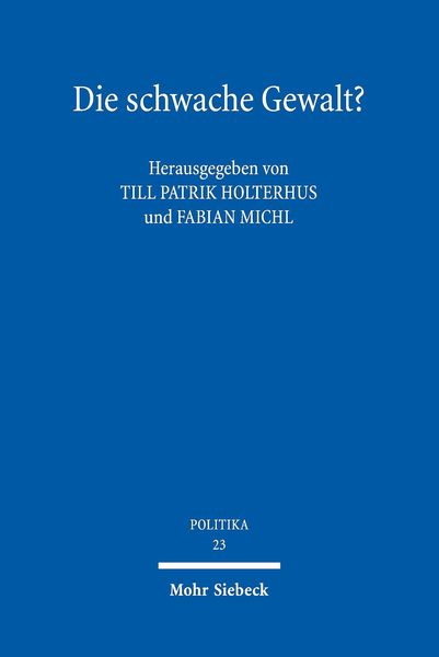 Produktbild: Die schwache Gewalt?