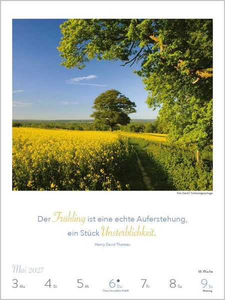 Produktbild: Literaturkalender Lebensweisheiten 2027