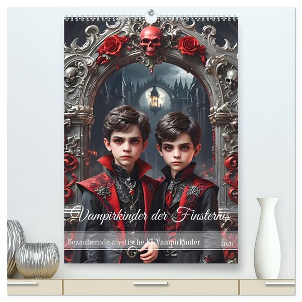 Produktbild: Vampirkinder der Finsternis (hochwertiger Premium Wandkalender 2026 DIN A2 hoch), Kunstdruck in Hochglanz