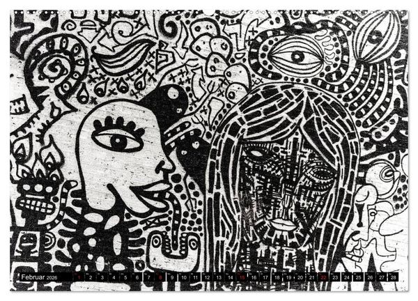 Produktbild: Street art London Michael Jaster (hochwertiger Premium Wandkalender 2026 DIN A2 quer), Kunstdruck in Hochglanz