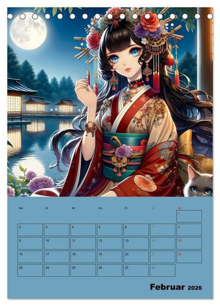 Produktbild: Sehnsucht nach Fantasie (Tischkalender 2026 DIN A5 hoch), CALVENDO Monatskalender