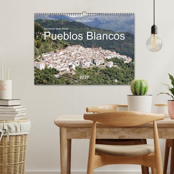 Produktbild: Momente einer Reise - Pueblos Blancos (Wandkalender 2027 DIN A3 quer), CALVENDO Monatskalender