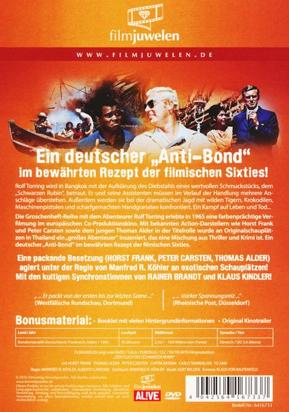 Produktbild: Der Fluch des schwarzen Rubin - filmjuwelen