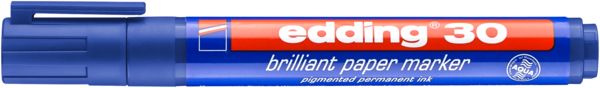 Produktbild: EDDING&reg; Brillant Paper Marker 30, blau