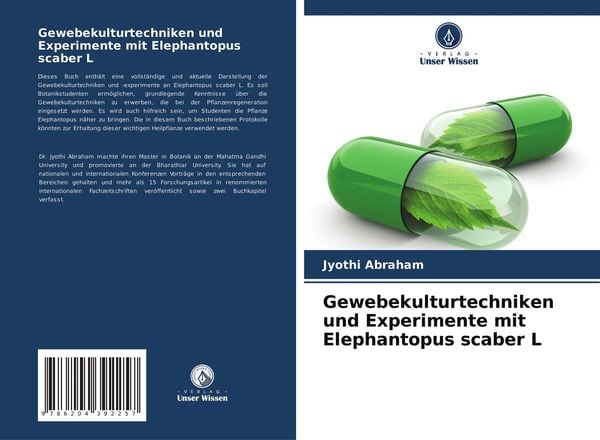Produktbild: Gewebekulturtechniken und Experimente mit Elephantopus scaber L