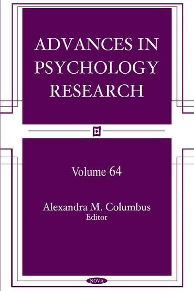 Produktbild: Advances in Psychology Research