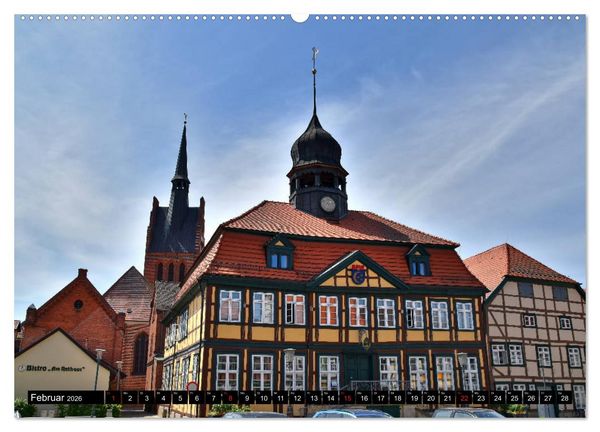 Produktbild: Grabow - Fachwerkstadt an der Elde (hochwertiger Premium Wandkalender 2026 DIN A2 quer), Kunstdruck in Hochglanz