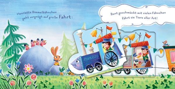 Produktbild: Neues von Henriette Bimmelbahn - ein Puzzlebuch