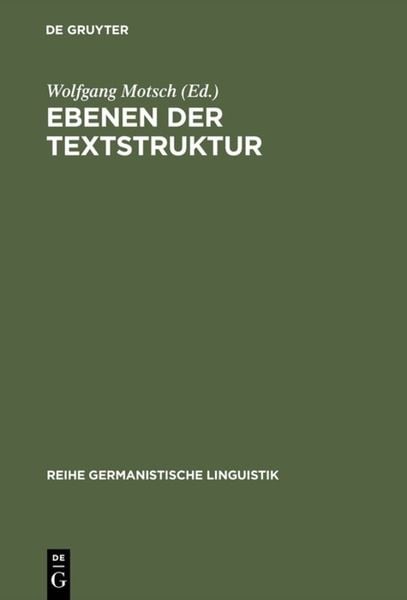Produktbild: Ebenen der Textstruktur