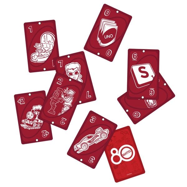 Produktbild: Mattel 80th UNO Ruby Red
