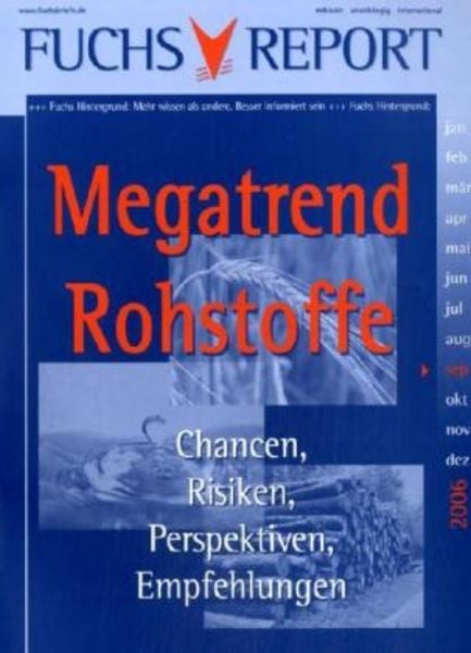 Megatrend Rohstoffe, Taschenbuch von , Betriebswirtschaftlicher Verlag Gabler, 9783834904546